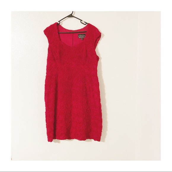 Studio Connections Swirl Textured Dress - Picture 1 of 7